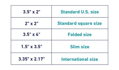 staples business card size guide.